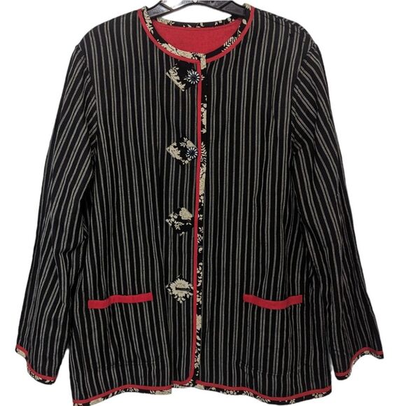 Vintage Koos of Course! Reversible Jacket Sz M - Picture 3 of 7